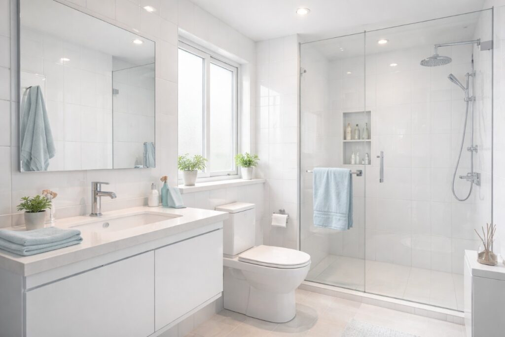 Bathroom cleaning service