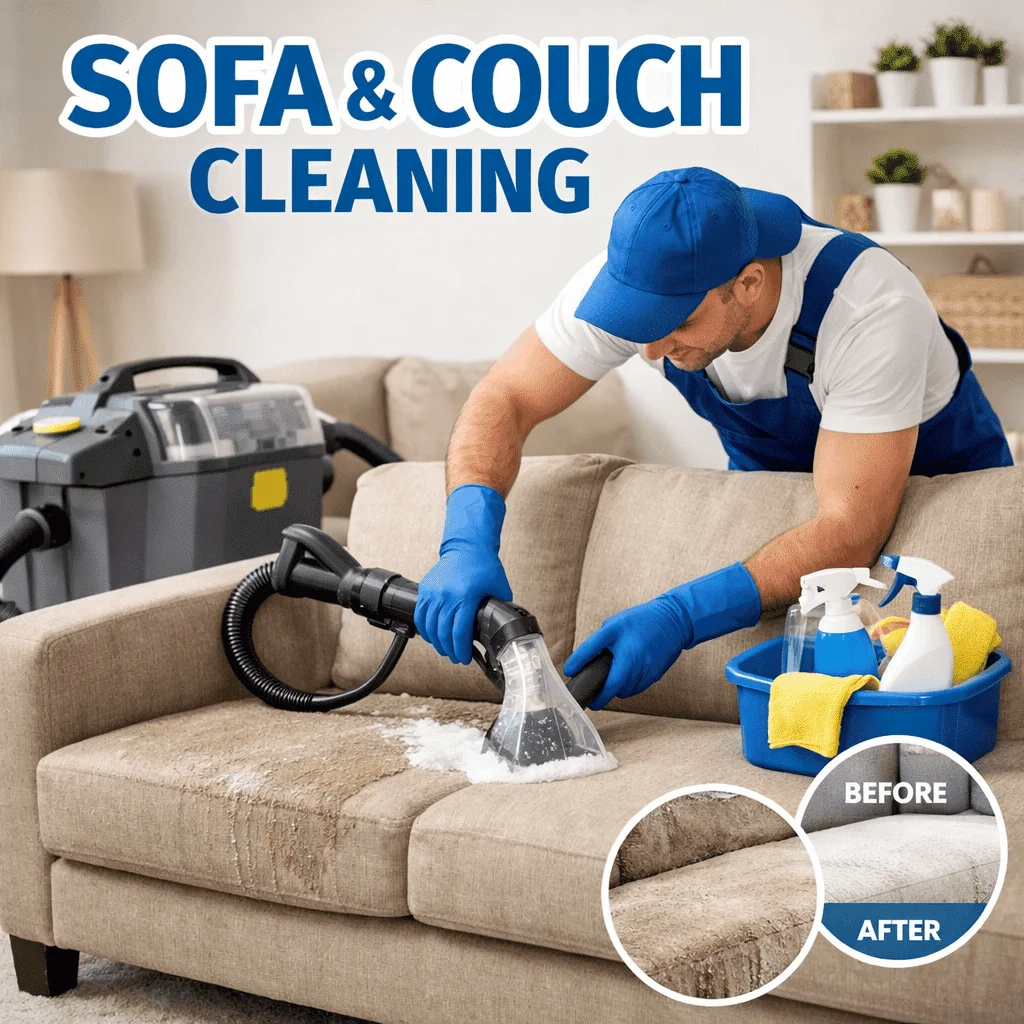 professional sofa cleaning service for fabric couch